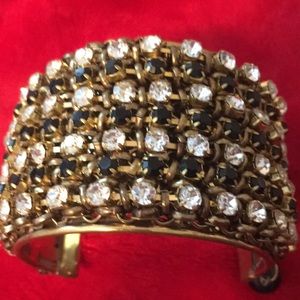 Cuff bracelet. adjustable  fits med or large wrist